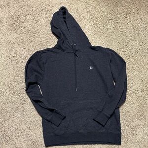 Volcom Charcoal Hoodie with Embroidered Logo
